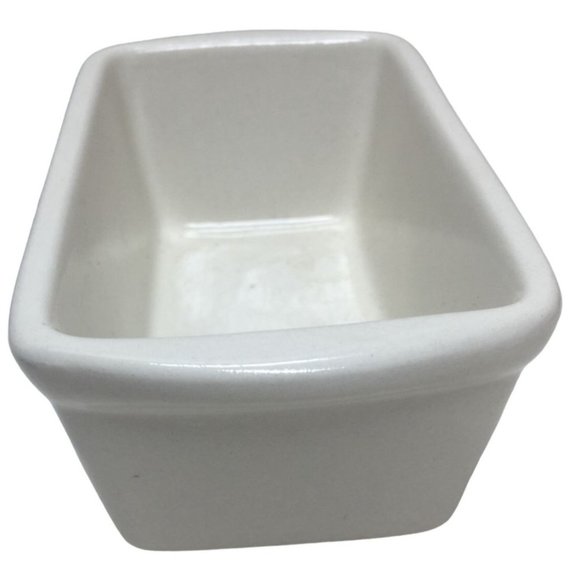 Fun Festive Holiday Loaf Pan or Side Serving Dish - LET IT SNOW with line of Sno - Picture 4 of 6